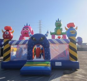 T6-467 Monster Giant puhallettava huvipuisto Grand Trampoliini Playground