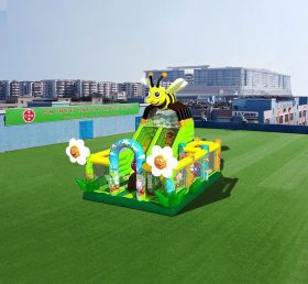 T6-440 Mehiläiset ja kukat jättiläinen puhallettava lasten huvipuisto