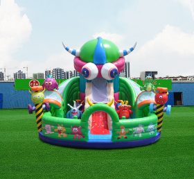 T6-442 Monster Giant puhallettava huvipuisto puhallettava trampoliini lasten leikkipaikka