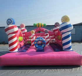 T2-1111 Candy puhallettava trampoliini