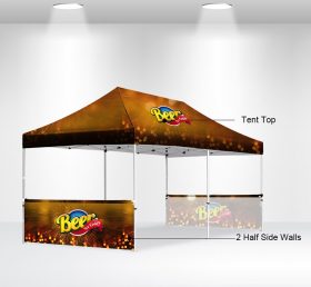 F2-11 10 × 20 2 puoli sivuseinän taitettava teltta/mainos teltta