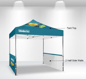 F2-2 10 × 102 puoli sivuseinän taitettava teltta/mainos teltta