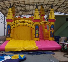 IC1-002 Aikuisten lasten puhallettava linna-trampoliini