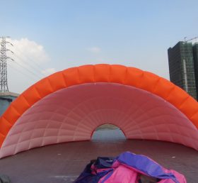 Tent1-603 Oranssi jättiläinen puhallettava teltta