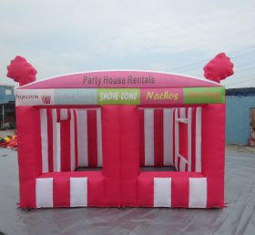Tent1-533 Punapuhallettava teltta puolueen talon vuokraukseen