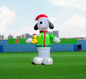 C1-209 Joulu puhallettava Snoopy