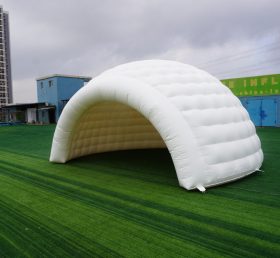 Tent1-4224 Valkoinen puhallettava kupolin teltta