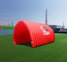 Tent1-4262 Puhallettava punainen tunnelin teltta