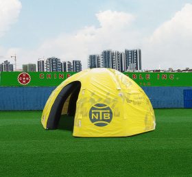 Tent1-4295 Keltainen puhallettava hämähäkki teltta