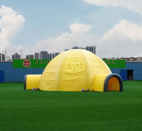 Tent1-4399 Keltainen puhallettava kupoli