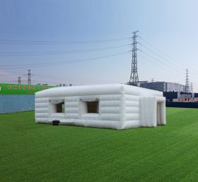 Tent1-4470 Valkoinen puhallettava kuutio teltta