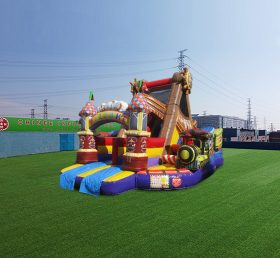 T6-901 Seikkailupuisto jättiläinen lasten puhallettava lelu