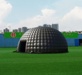 Tent1-4509 Musta puhallettava kupoli