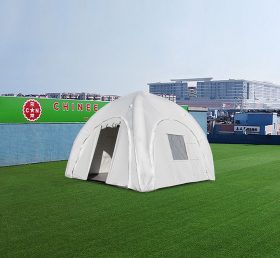 Tent1-4563 Puhdas valkoinen hämähäkki kupolin teltta