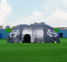 Tent1-4602 Suuri musta mukautettu aktiivinen kupolin teltta