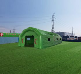 Tent1-4671 Suuri vihreä puhallettava työpaja