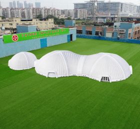 Tent1-4677 Suuri puhallettava kupolin näyttelytila