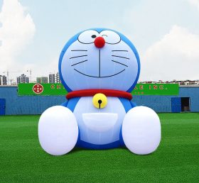 S4-621 Giant sarjakuva-mainos puhallettava elokuva merkki sininen Doraemon